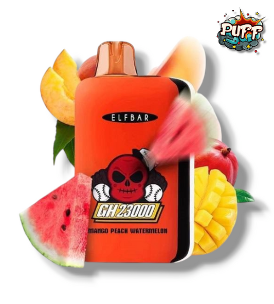 ELFBAR 23000 PUFF MANGO PEACH WATERMELON