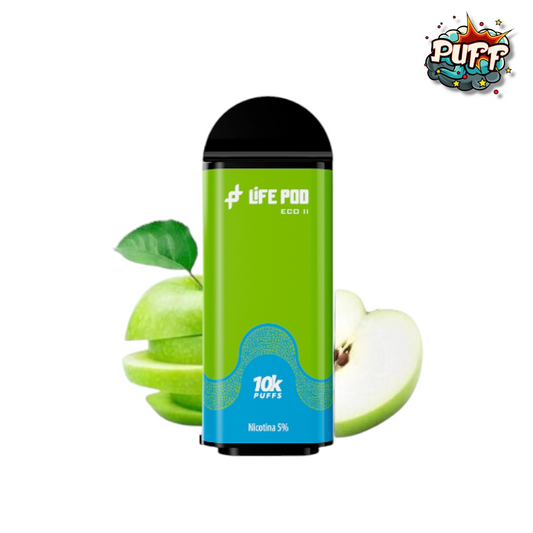 REPUESTO LIFEPOD 10.000 PUFF GREEN APPLE