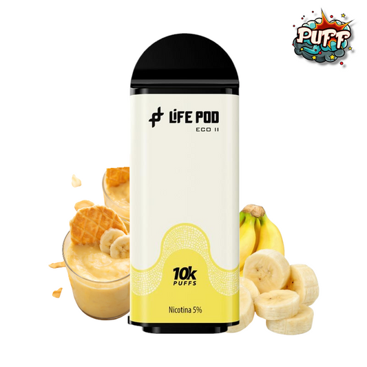 REPUESTO LIFEPOD 10.000 PUFF BANANA CUSTARD