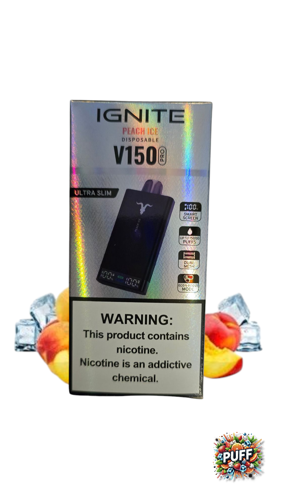 IGNITE V150 PRO 15.000 PUFF PEACH ICE