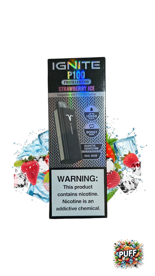 IGNITE P100 REPUESTO 10.000 PUFF STRAWBERRY ICE